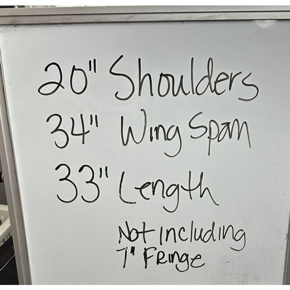 Womens Gray 2 Button Cowl Neck Cable Knit Fringe Poncho Sequin Front Sweater EUC - Picture 5 of 5